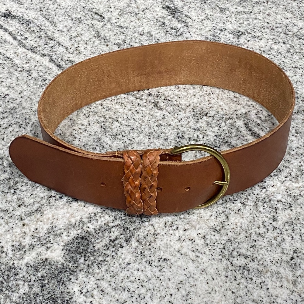 Wide Leather Belt